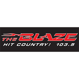 103.5 The Blaze Hit County! logo image